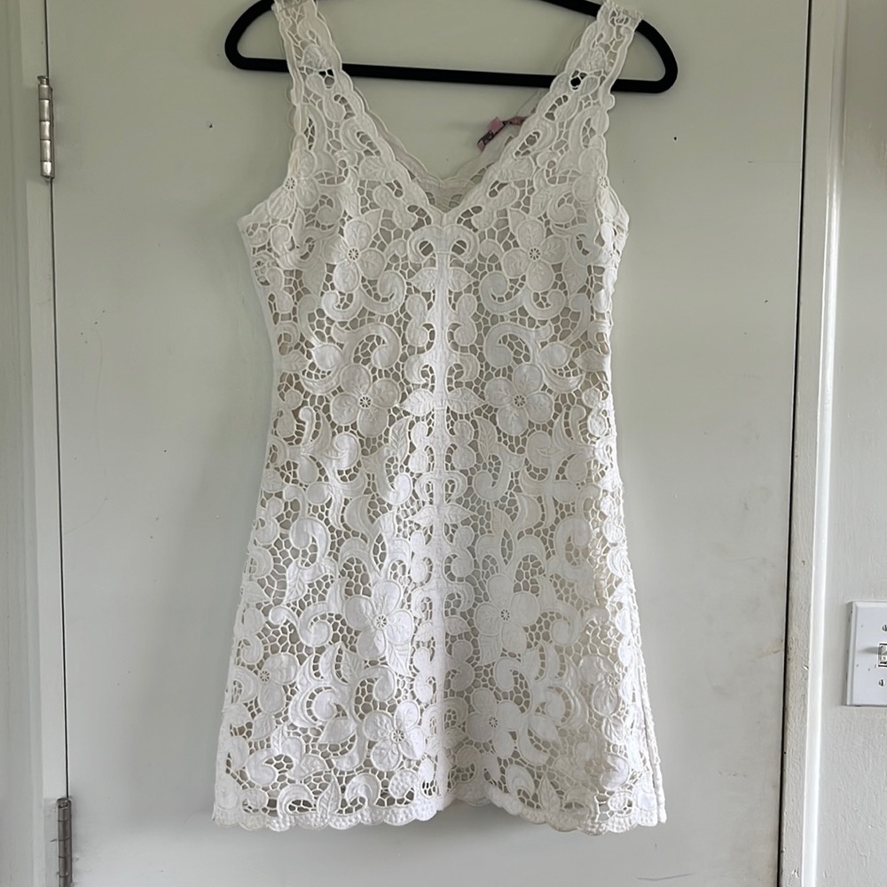 Calypso St Barth Kagami Lace cut out dress